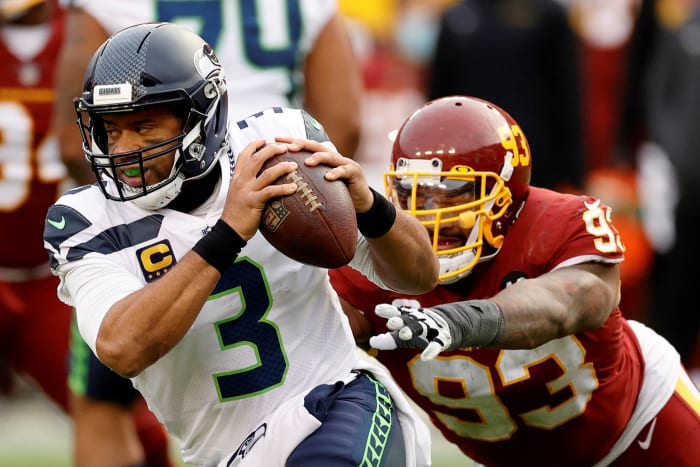 Left to Right: Russell Wilson, Jonathan Allen